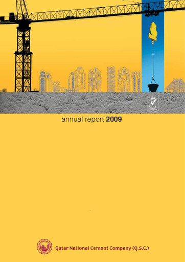 Thumbnail Qatar National Cement Company Annual Report 2009
