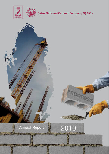 Thumbnail Qatar National Cement Company Annual Report 2010
