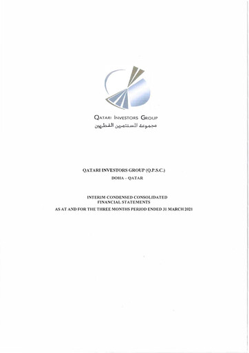 Thumbnail Qatari Investors Group Quarterly Report 2021-q1