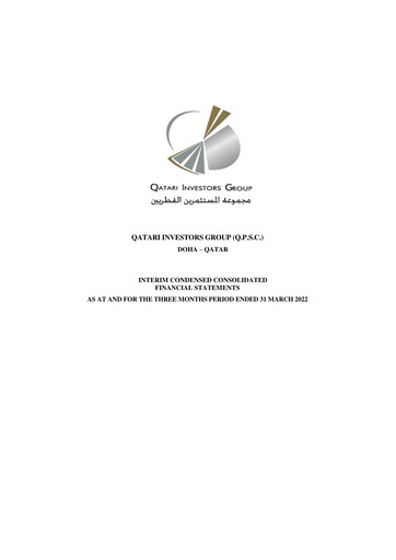 Thumbnail Qatari Investors Group Quarterly Report 2022-q1
