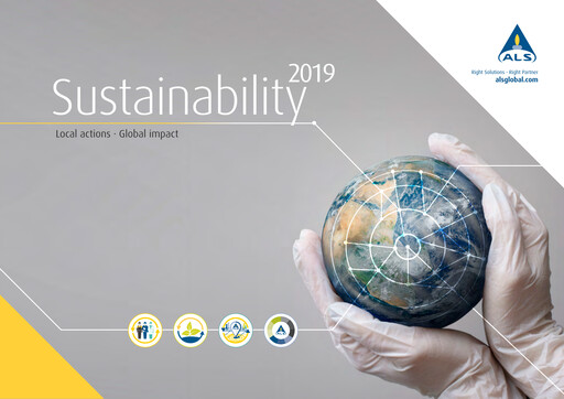 Thumbnail ALS Global Sustainability Report 2019