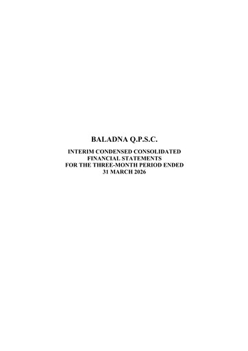 Thumbnail Baladna Quarterly Report 2026-q1