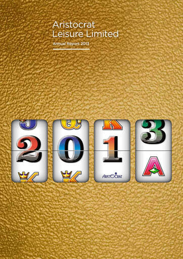 Thumbnail Aristocrat Annual Report 2013