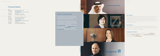 Thumbnail Deutsche Bank Annual Report 2007
