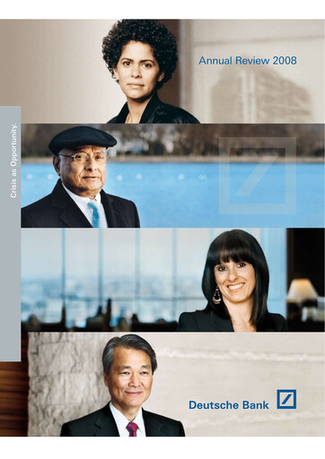Thumbnail Deutsche Bank Annual Report 2008