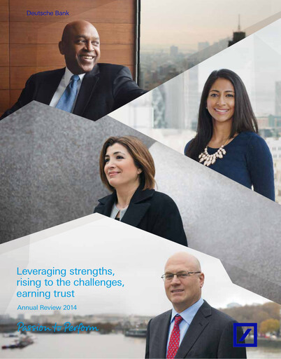 Thumbnail Deutsche Bank Annual Report 2014
