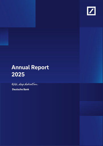 Miniature Deutsche Bank Rapport annuel 2025