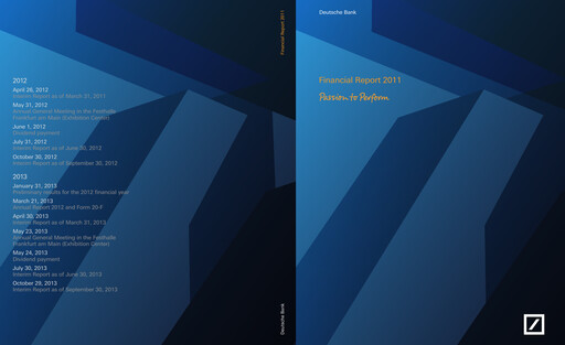 Miniature Deutsche Bank Rapport financier 2011