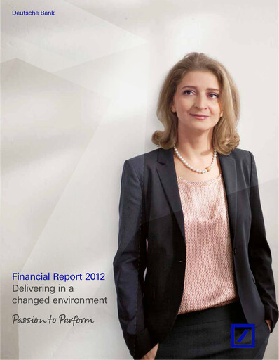 Miniature Deutsche Bank Rapport financier 2012
