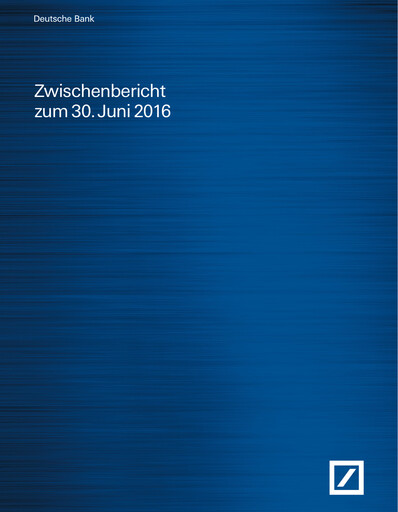Thumbnail Deutsche Bank Half-year Report 2016-h1