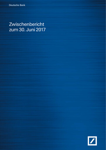Thumbnail Deutsche Bank Half-year Report 2017-h1