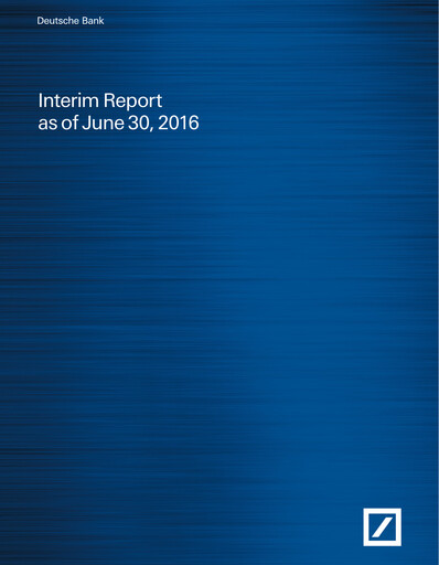 Thumbnail Deutsche Bank Half-year Report 2016-h1