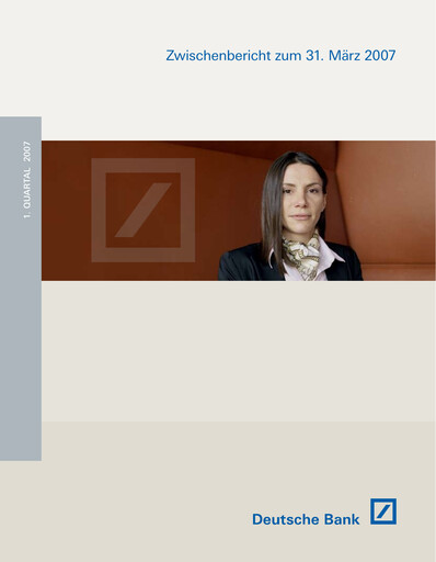 Thumbnail Deutsche Bank Quarterly Report 2007-q1