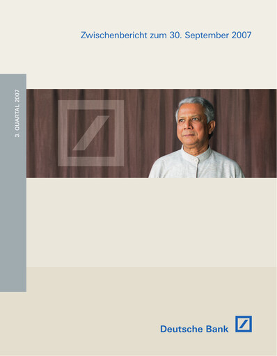 Thumbnail Deutsche Bank Quarterly Report 2007-q3