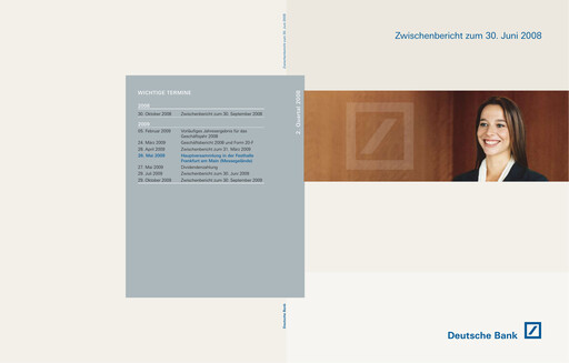 Thumbnail Deutsche Bank Quarterly Report 2008-q2