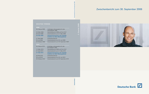 Thumbnail Deutsche Bank Quarterly Report 2008-q3