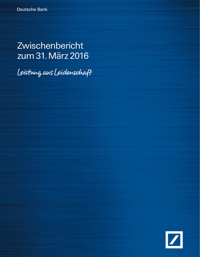 Thumbnail Deutsche Bank Quarterly Report 2016-q1