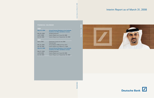 Thumbnail Deutsche Bank Quarterly Report 2008-q1