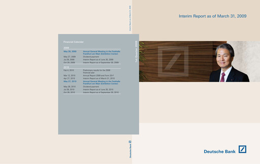 Thumbnail Deutsche Bank Quarterly Report 2009-q1