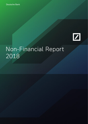 Thumbnail Deutsche Bank Sustainability Report 2018