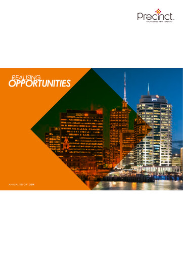 Thumbnail Precinct Properties
 Annual Report 2014