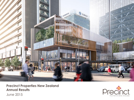 Thumbnail Precinct Properties
 Financial Statement 2015