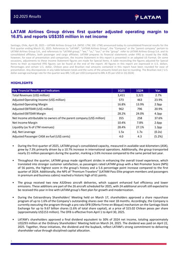 Thumbnail LATAM Airlines  Quarterly Report 2025-q1