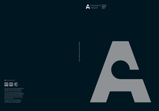 Vorschaubild Auckland Airport Jahresbericht 2007