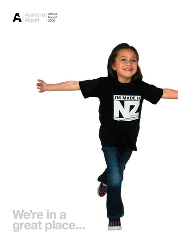 Vorschaubild Auckland Airport Jahresbericht 2008