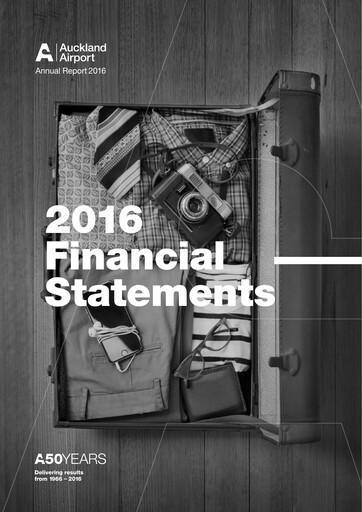 Thumbnail Auckland Airport Financial Statement 2016