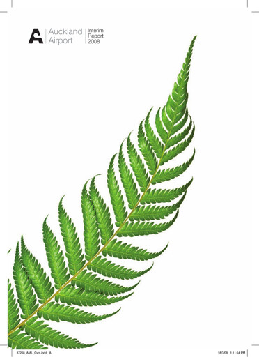 Vorschaubild Auckland Airport Halbjahresbericht 2008-h1