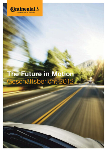 Thumbnail Continental Annual Report 2012