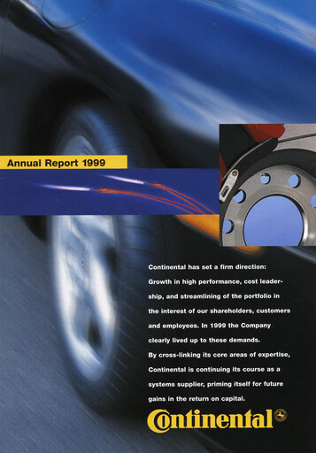 Thumbnail Continental Annual Report 1999
