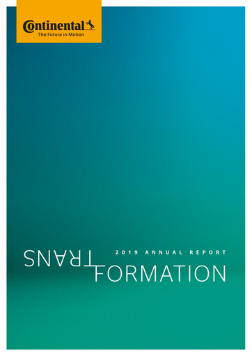 Thumbnail Continental Annual Report 2019