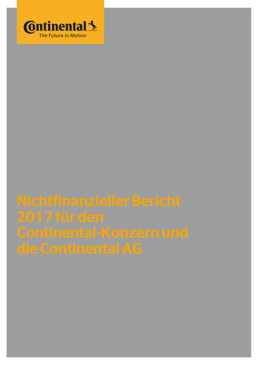 Thumbnail Continental ESG Report 2017