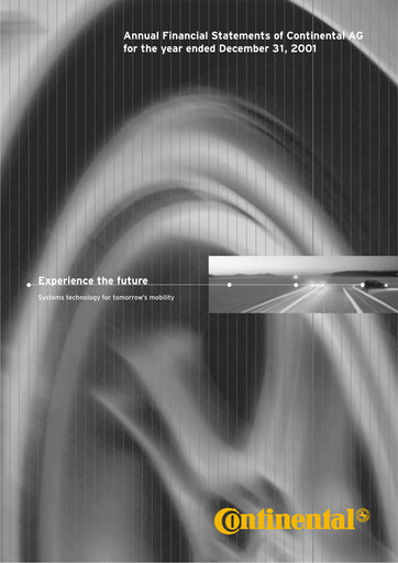 Thumbnail Continental Financial Statement 2001