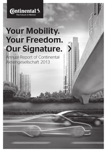 Thumbnail Continental Financial Statement 2013