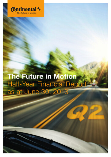 Thumbnail Continental Half-year Report 2013-h1