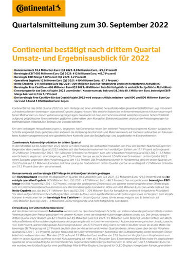 Thumbnail Continental Quarterly Report 2022-q3
