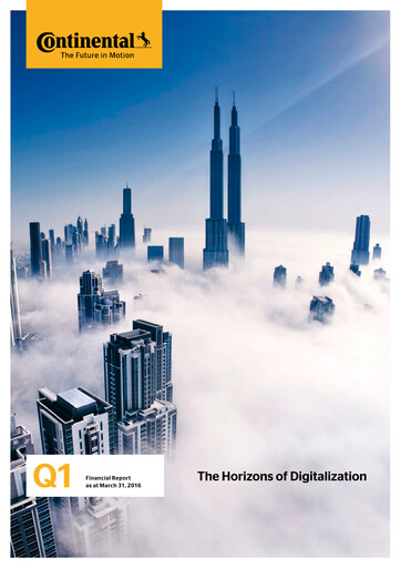 Thumbnail Continental Quarterly Report 2016-q1