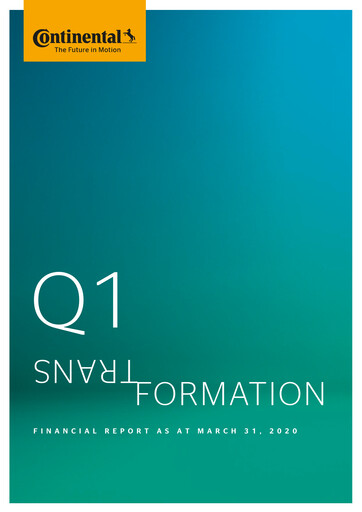 Thumbnail Continental Quarterly Report 2020-q1