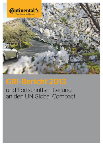 Thumbnail Continental Sustainability Report 2013