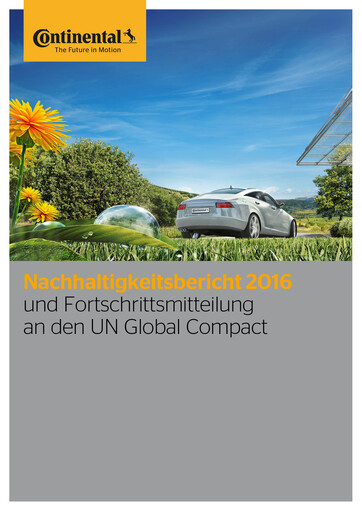 Thumbnail Continental Sustainability Report 2016