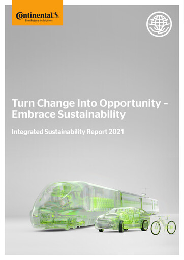 Thumbnail Continental Sustainability Report 2021