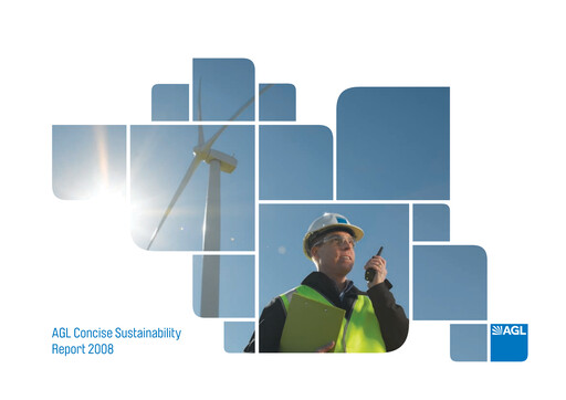 Thumbnail AGL Energy
 Sustainability Report 2008