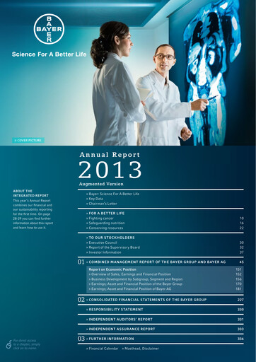 Thumbnail Bayer Annual Report 2013