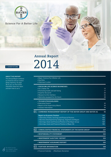 Thumbnail Bayer Annual Report 2014