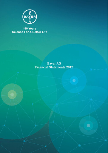 Thumbnail Bayer Financial Statement 2012