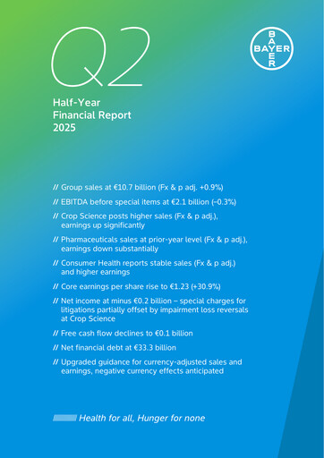 Miniature Bayer Rapport semestriel 2025-h1