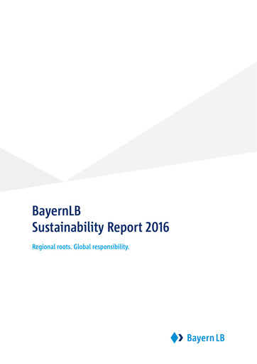 Thumbnail Bayer Sustainability Report 2016